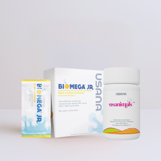 Paquete infantil (Biomega Jr. y Usanimals).